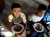We provided a meal for the children in Courantine
